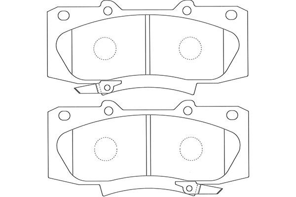 KAVO PARTS Jarrupala, levyjarru BP-9139